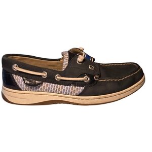 Sperry fish print boat shoes